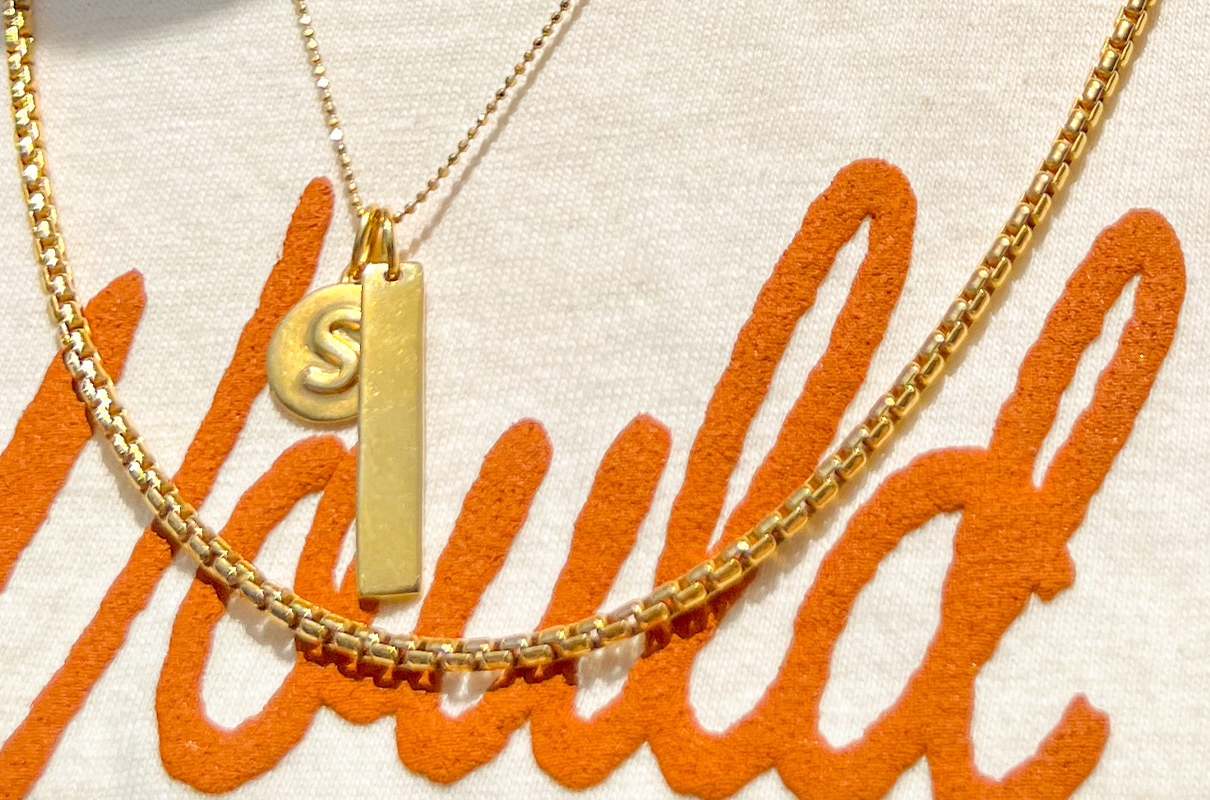 NEW IN: The whole alphabet. Personalize your chain stack with