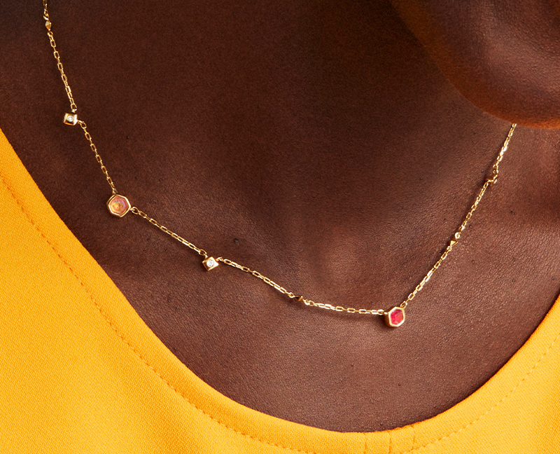 18k Gold & Sterling Silver