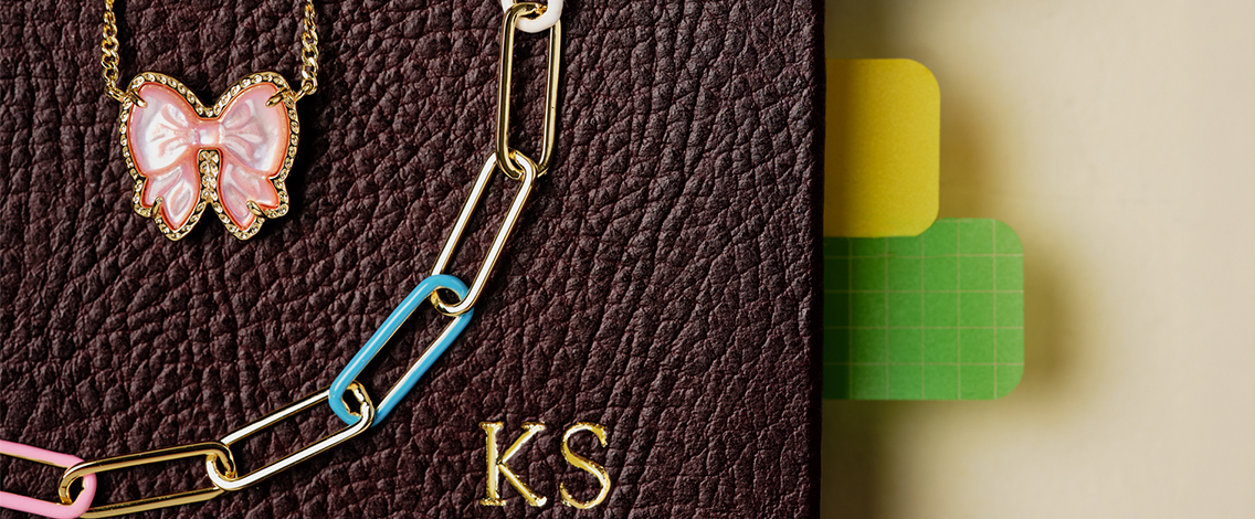 Small Cross Charm Necklace in 18k Gold Vermeil