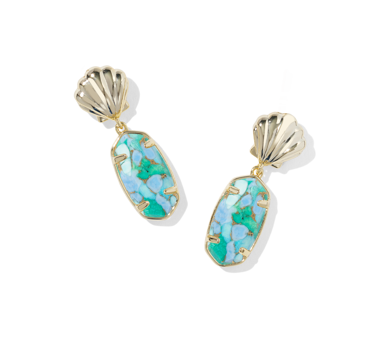 Kendra Scott Lee Shell Drop Earrings