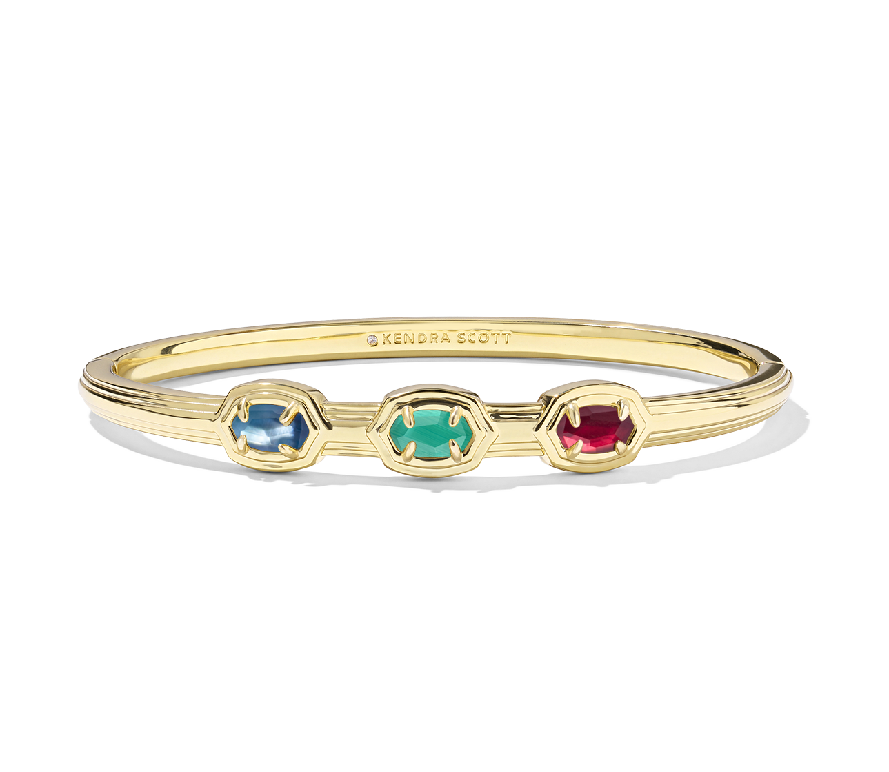 Kendra Scott Emilie Triple Stone Bangle Bracelet