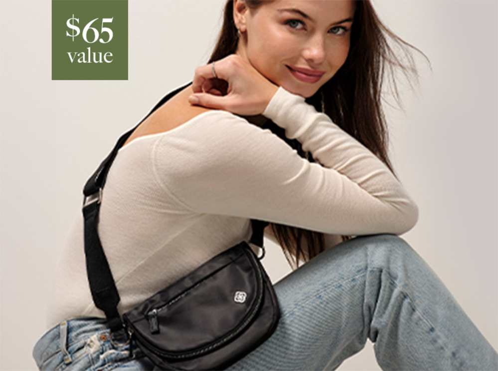 Limited time only!﻿ FREE Nylon Crossbody when you spend $125+