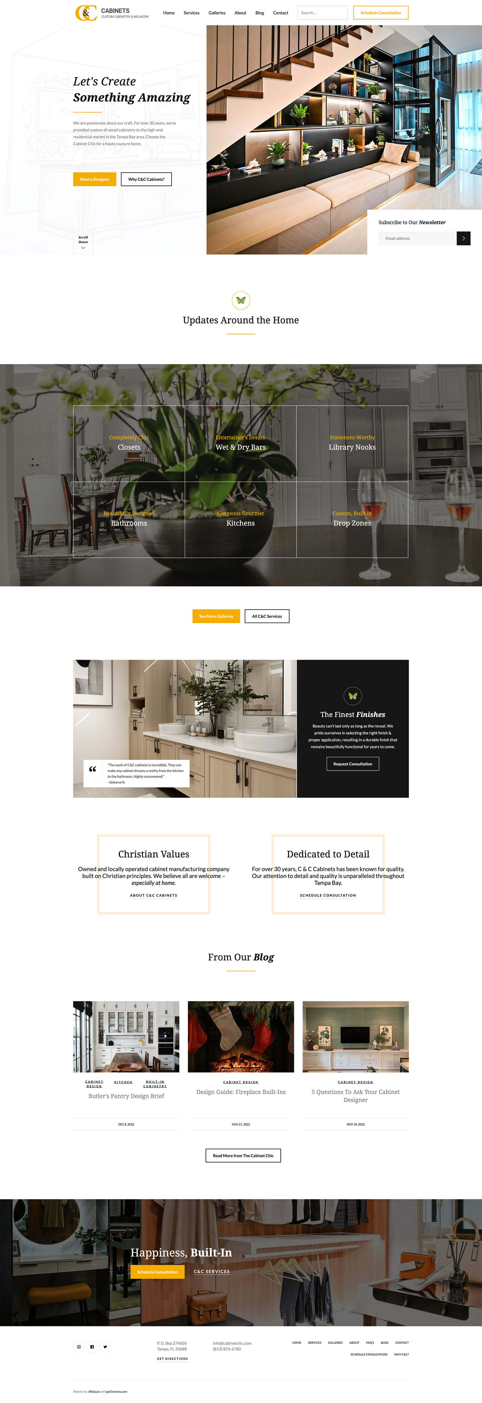 Cabinet Chic Homepage