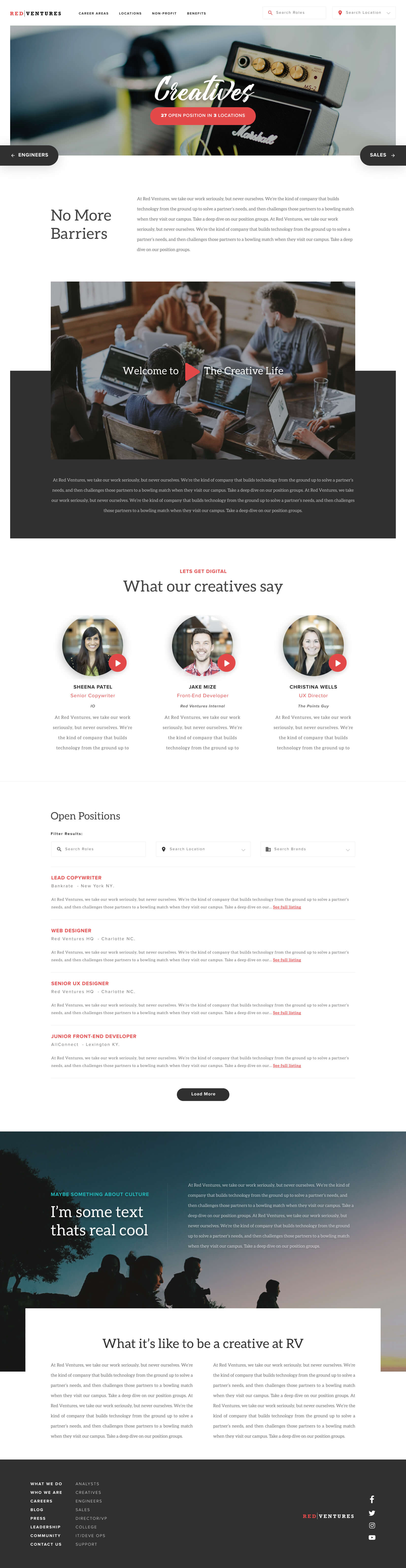 Red Ventures Creatives