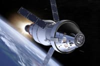 Satellite in space