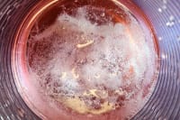 DNA sample in a microscope