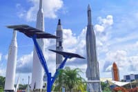 View of the Rocket Garden