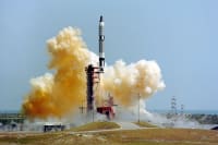 Titan rocket launching