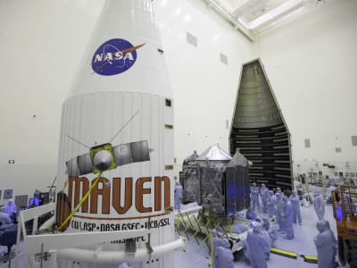 Maven rocket on display