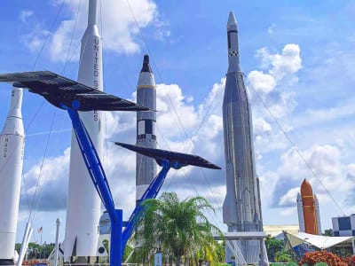 View of the Rocket Garden