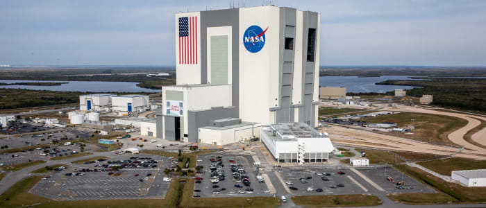 Exterior of the Vehicle Assembly Building at Kennedy Space Center