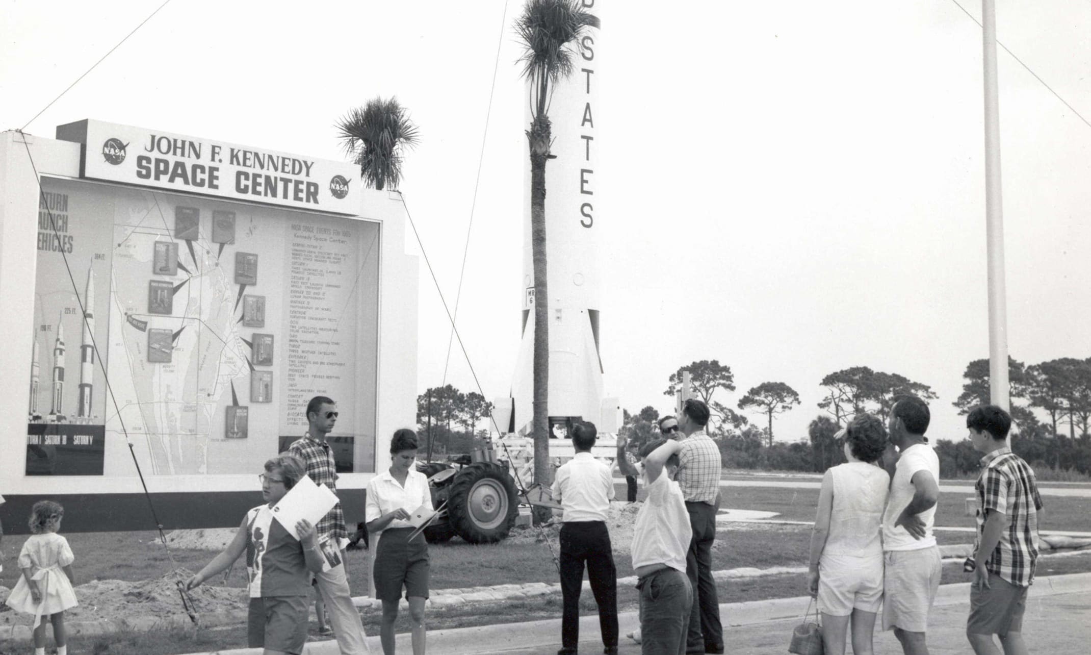 Guests plan their tour sometime between 1965 and 1966.