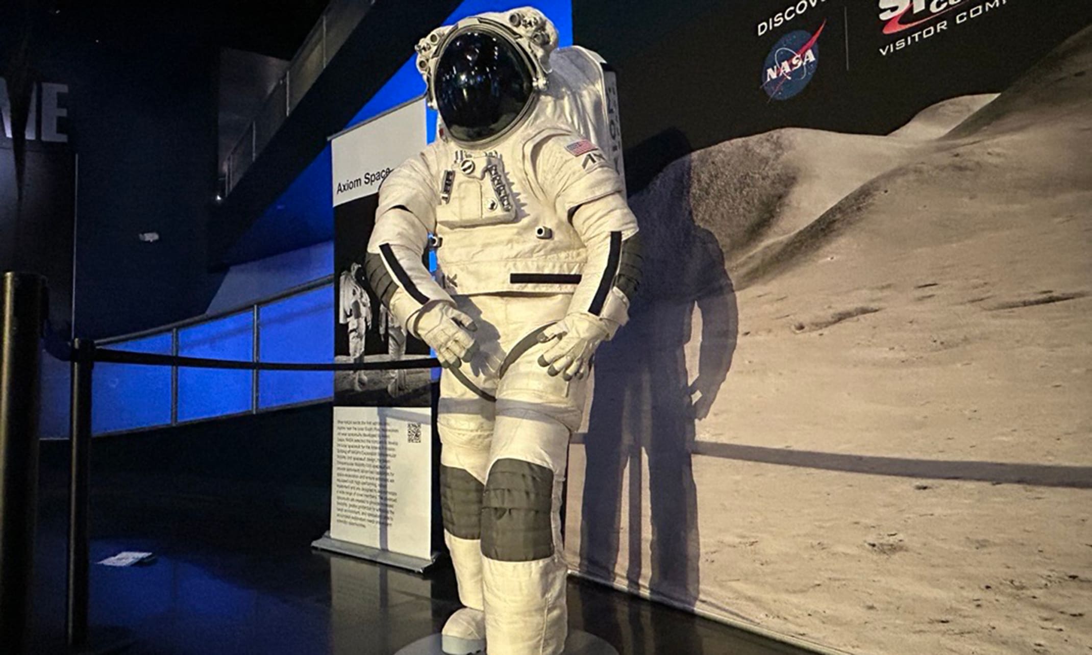 For the first time, get up close to Axiom Space's Axiom Extravehicular Mobility unit.