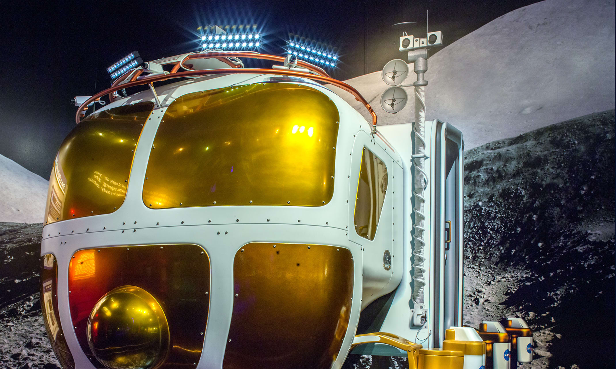 Space Exploration Vehicle (SEV) on display