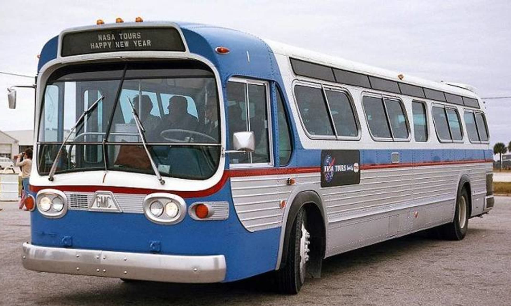 A Kennedy Space Center tour bus from the late 1970s/early 1980s. 