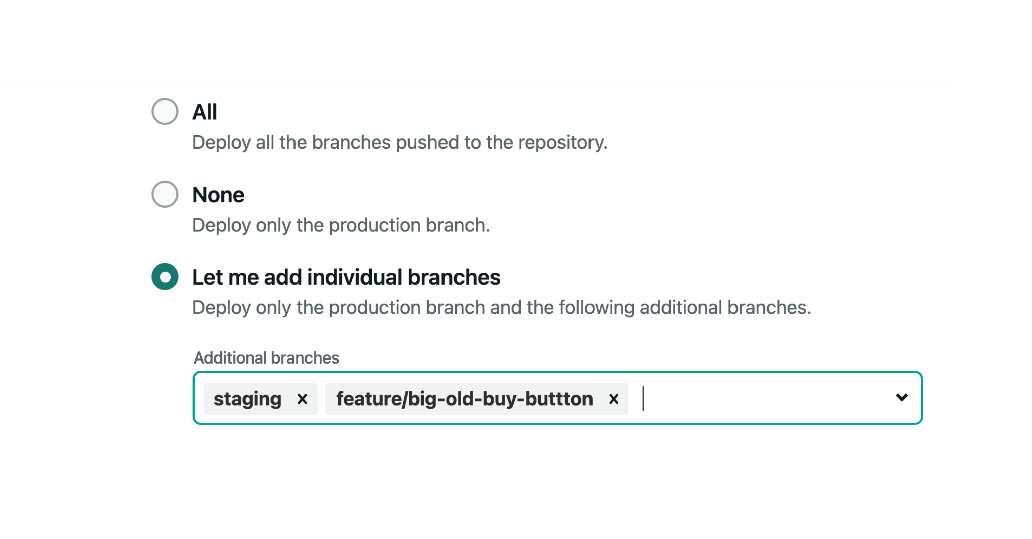 branch deploys