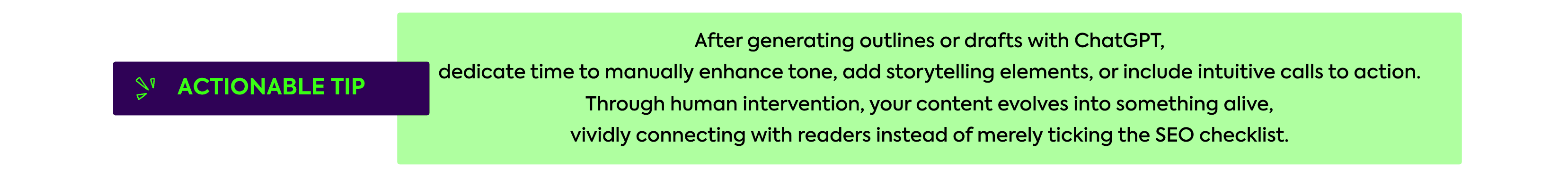 Actionable Tip: After generating outlines or drafts with ChatGPT, dedicate time to manually enhance tone, add storytelling elements, or include intuitive calls to action. Through human intervention, your content evolves into something alive—vividly connecting with readers instead of merely ticking the SEO checklist.