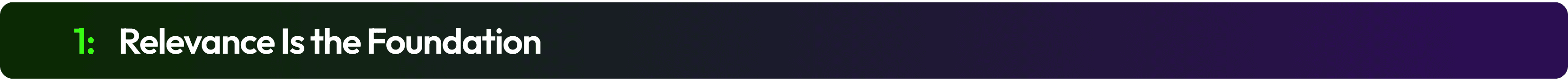 Relevance Is the Foundation