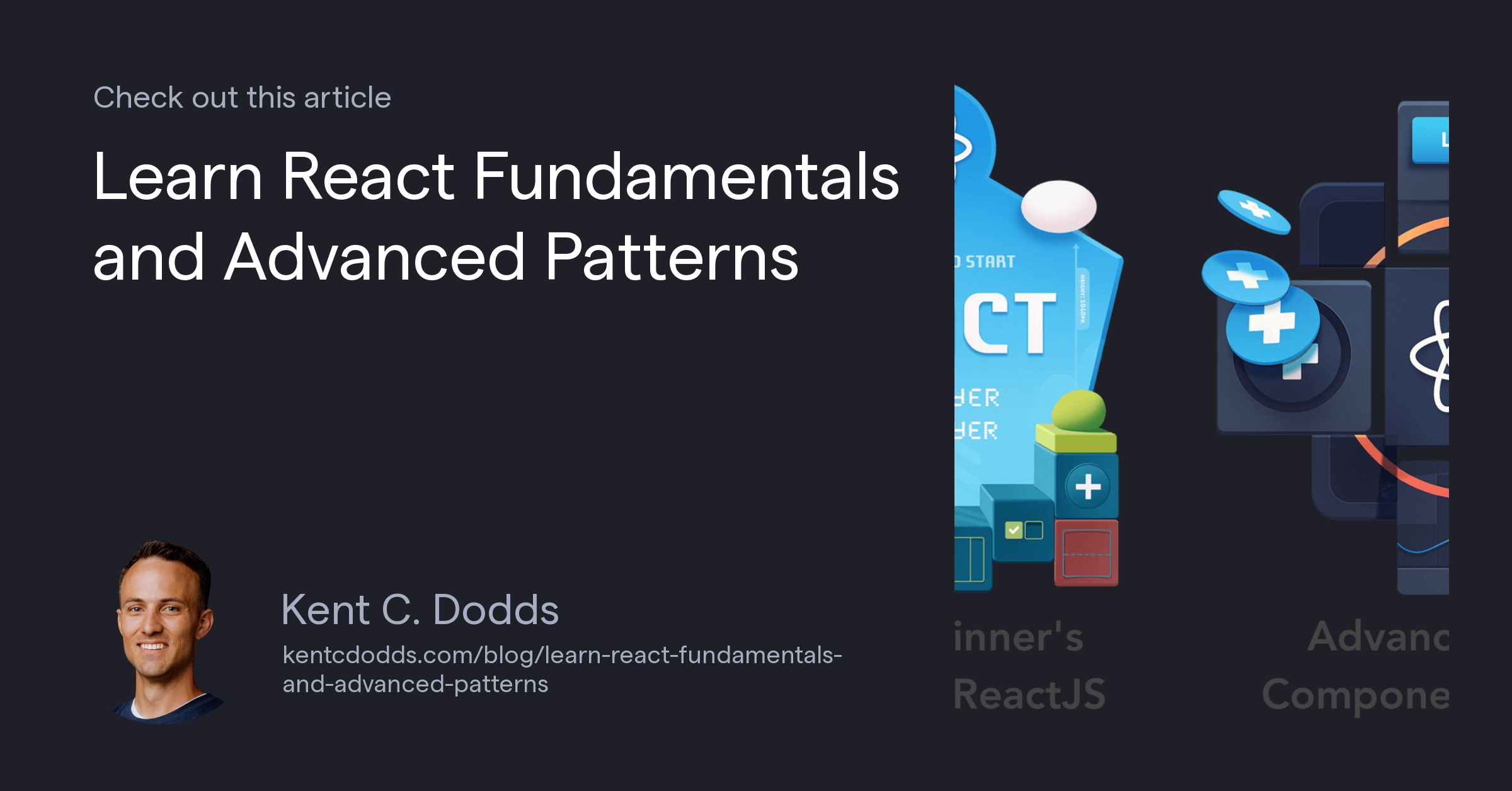Learn React Fundamentals 🆓 and Advanced Patterns ⚛️ 🎁