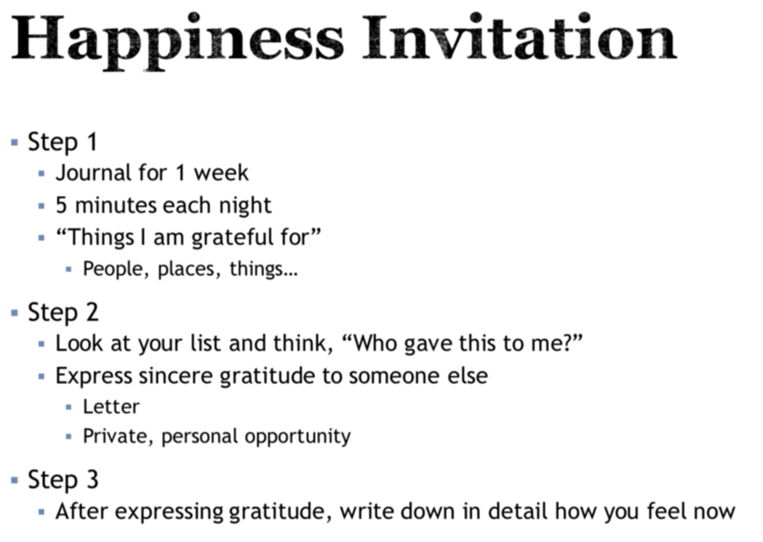 Happiness Invitation