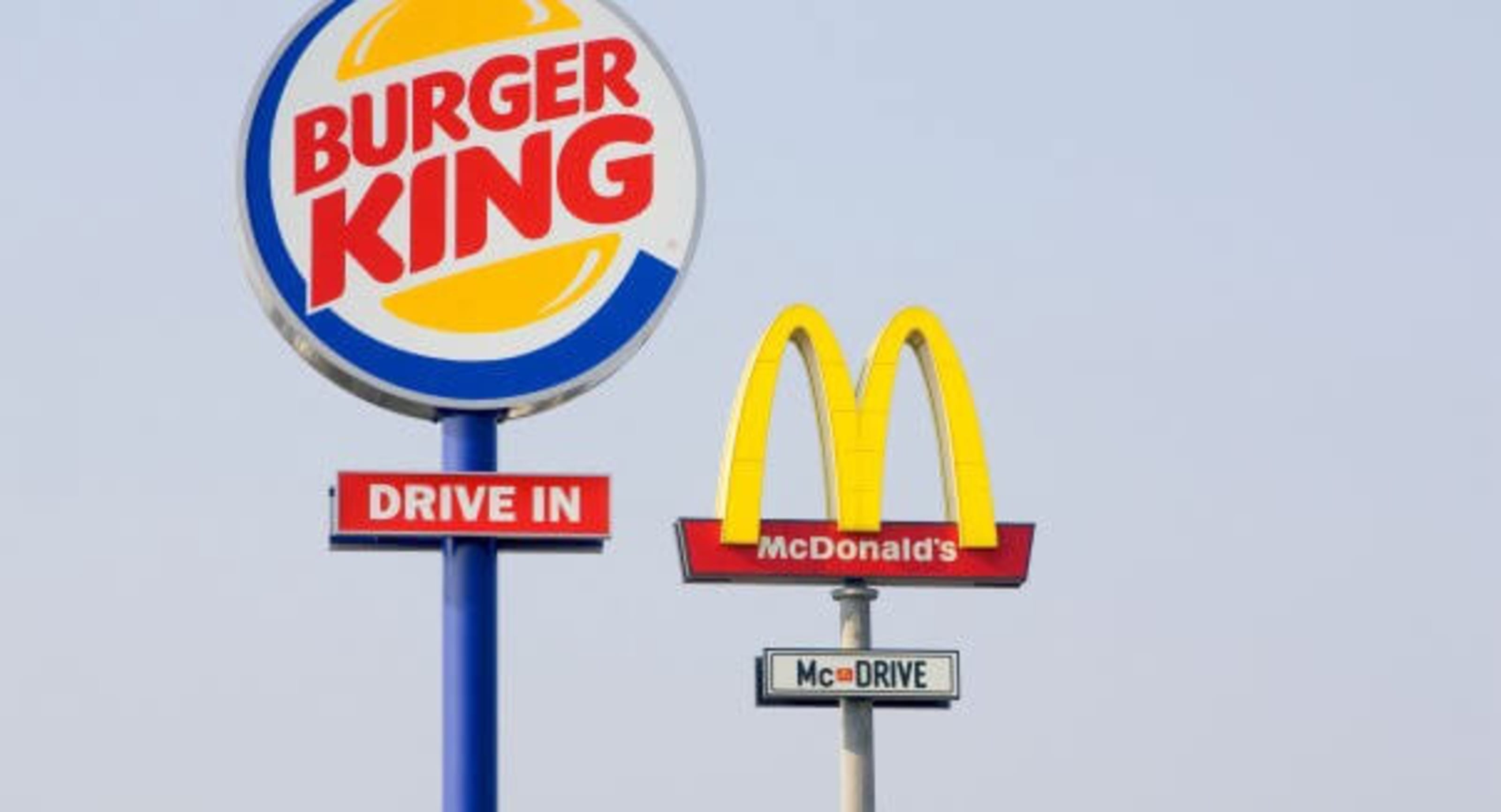 McDonalds next to a Burger King