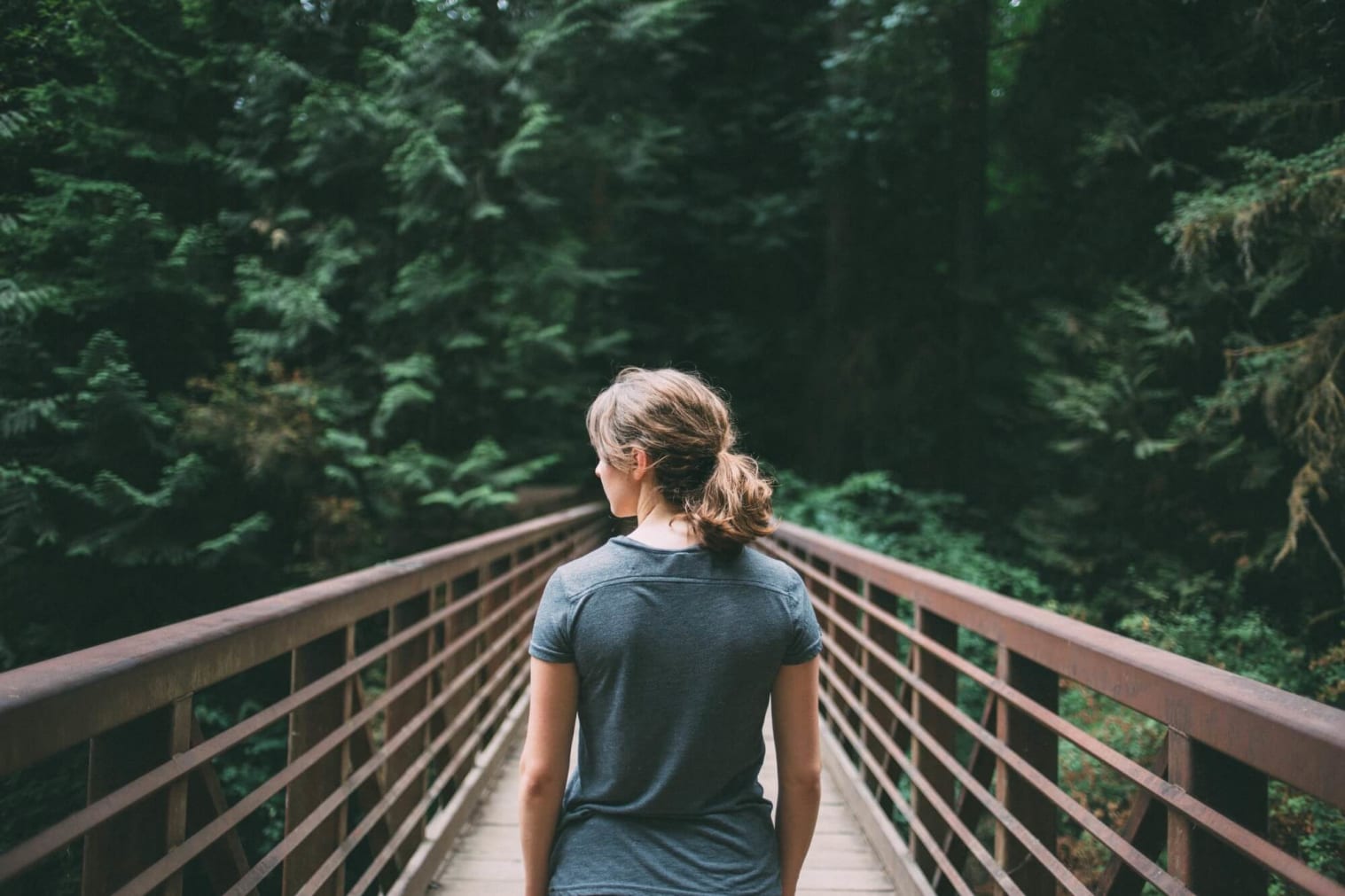 Person exploring a forest of trees (source: https://unsplash.com/s/ZDhLVO5m5iE)