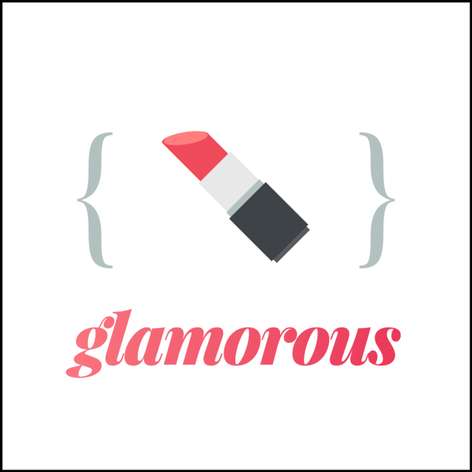 The glamorous logo, shamelessly inspired (with permission) by styled-components