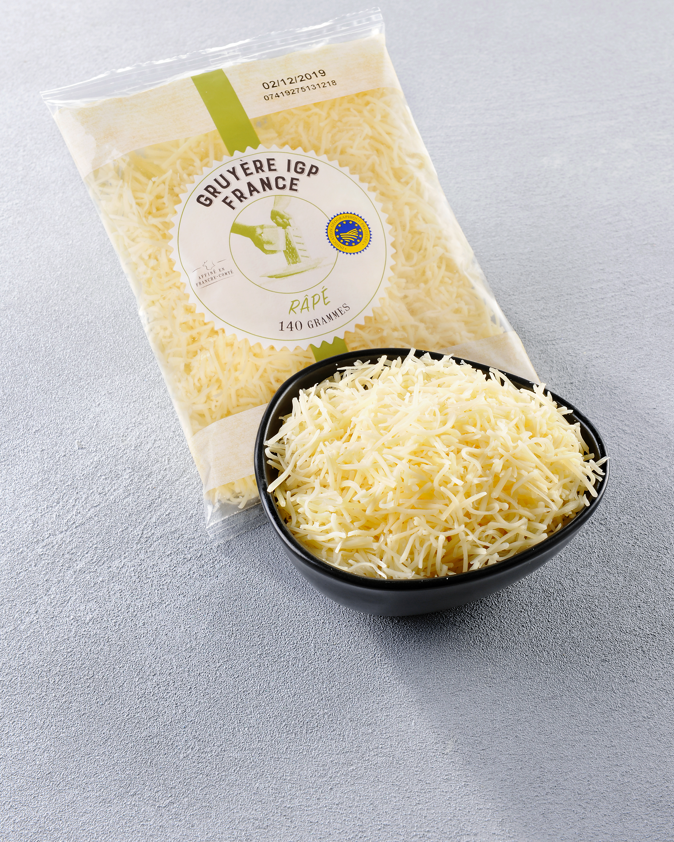 Fromage Gruyère râpé 100g