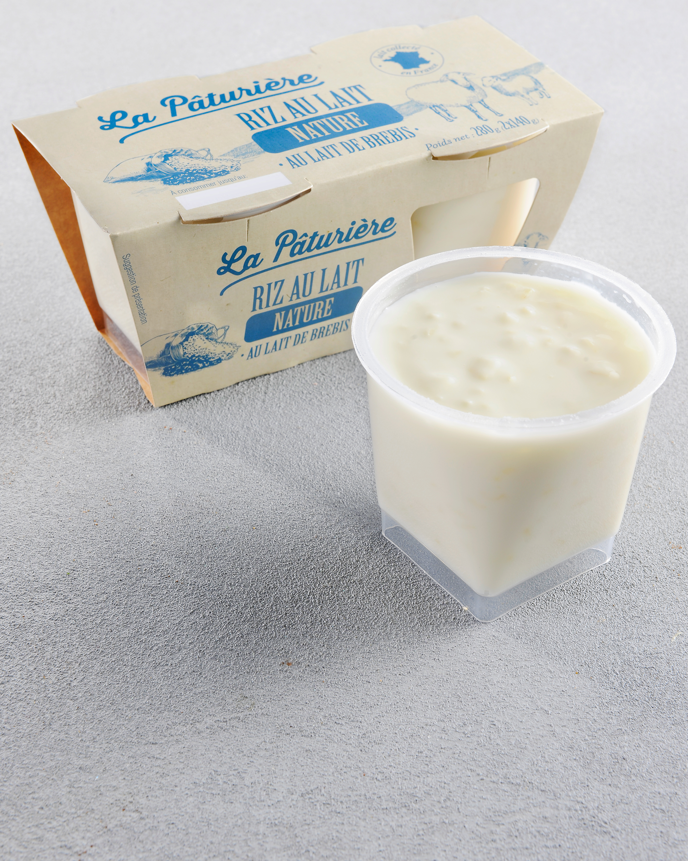 Riz au lait nature - Pâturages - 460 g (4 * 115 g)