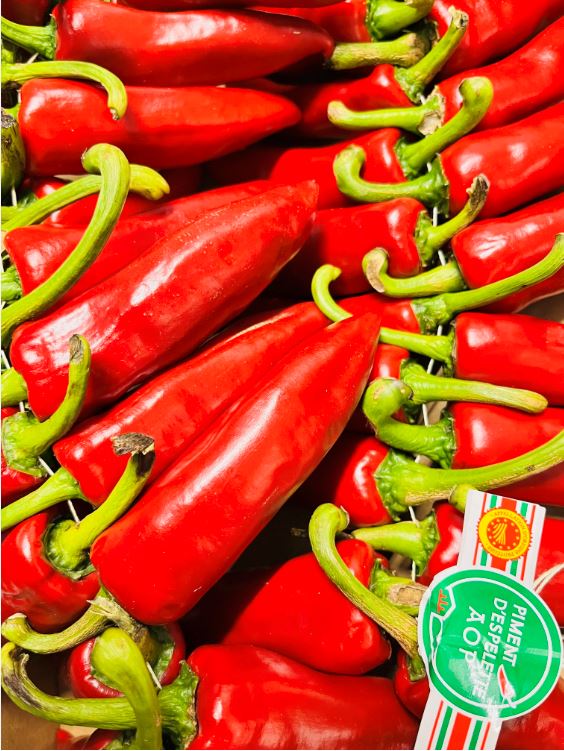 La Corde de Piments d'Espelette AOP - mon-marché.fr