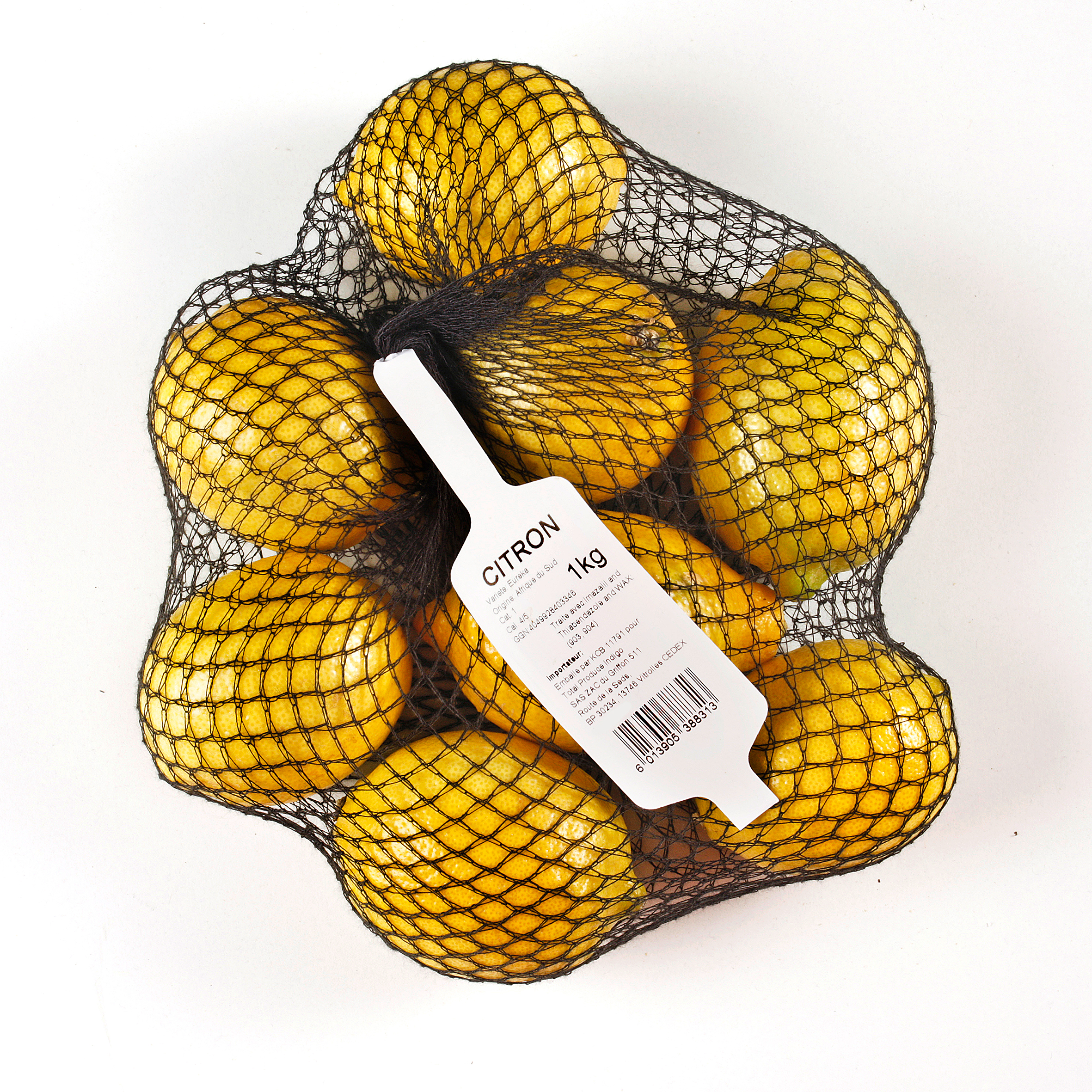 Citron jaune (la pièce ou 1 kg)