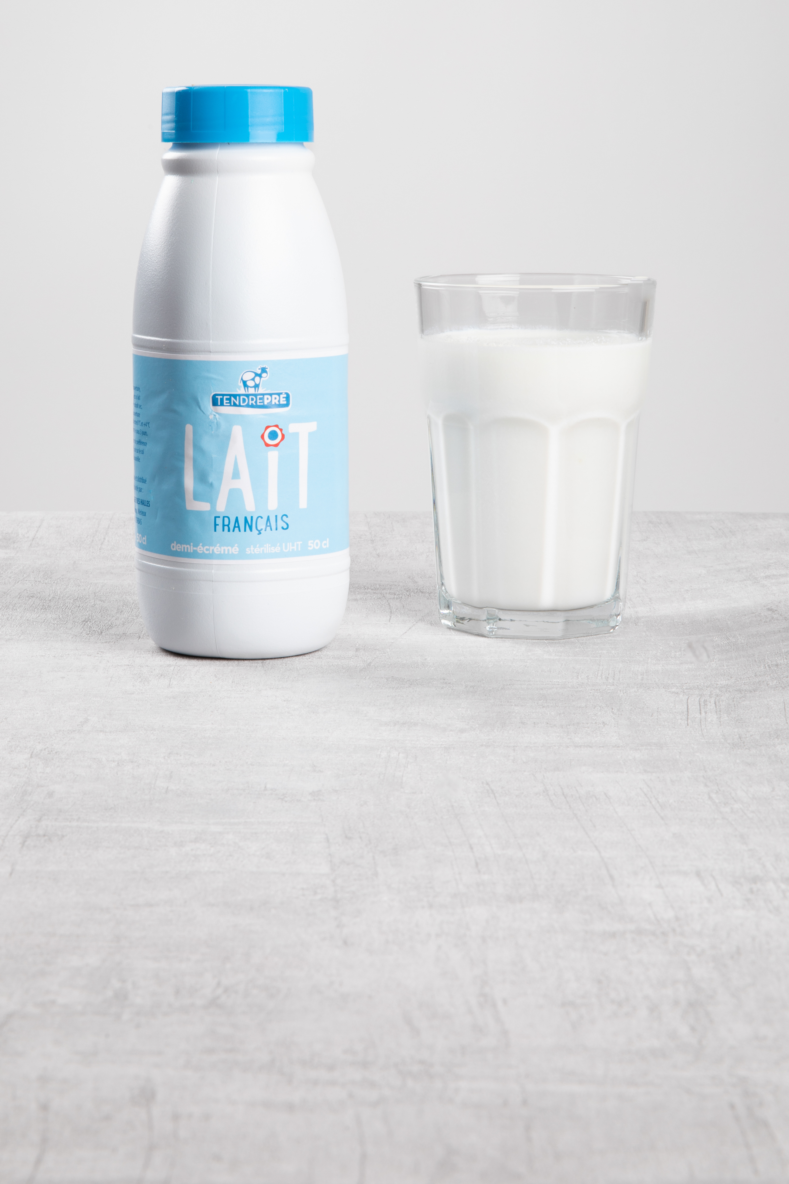 Le Lait demi-écrémé UHT- 0.5L - mon-marché.fr