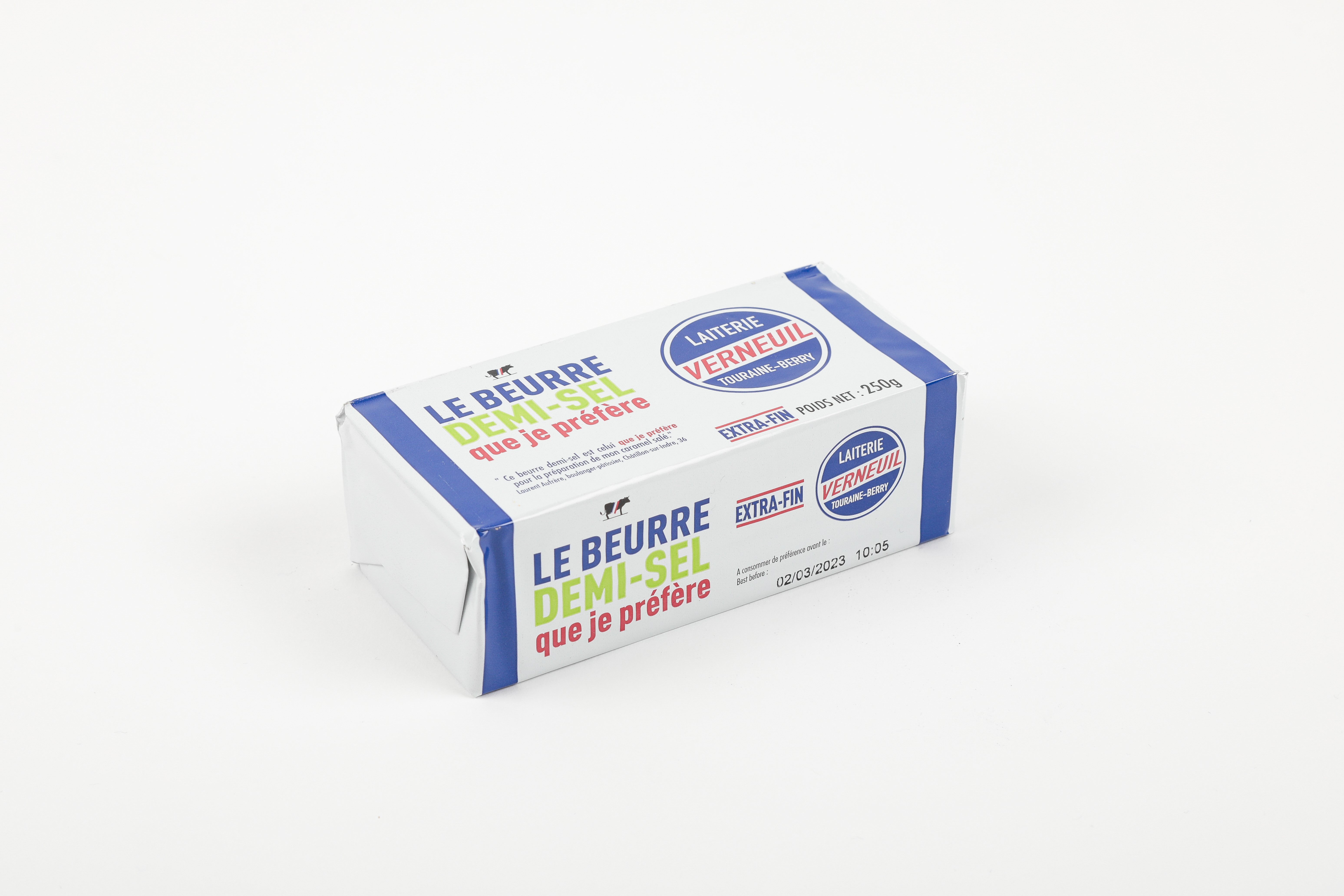 Beurre demi-sel en conserve 250g