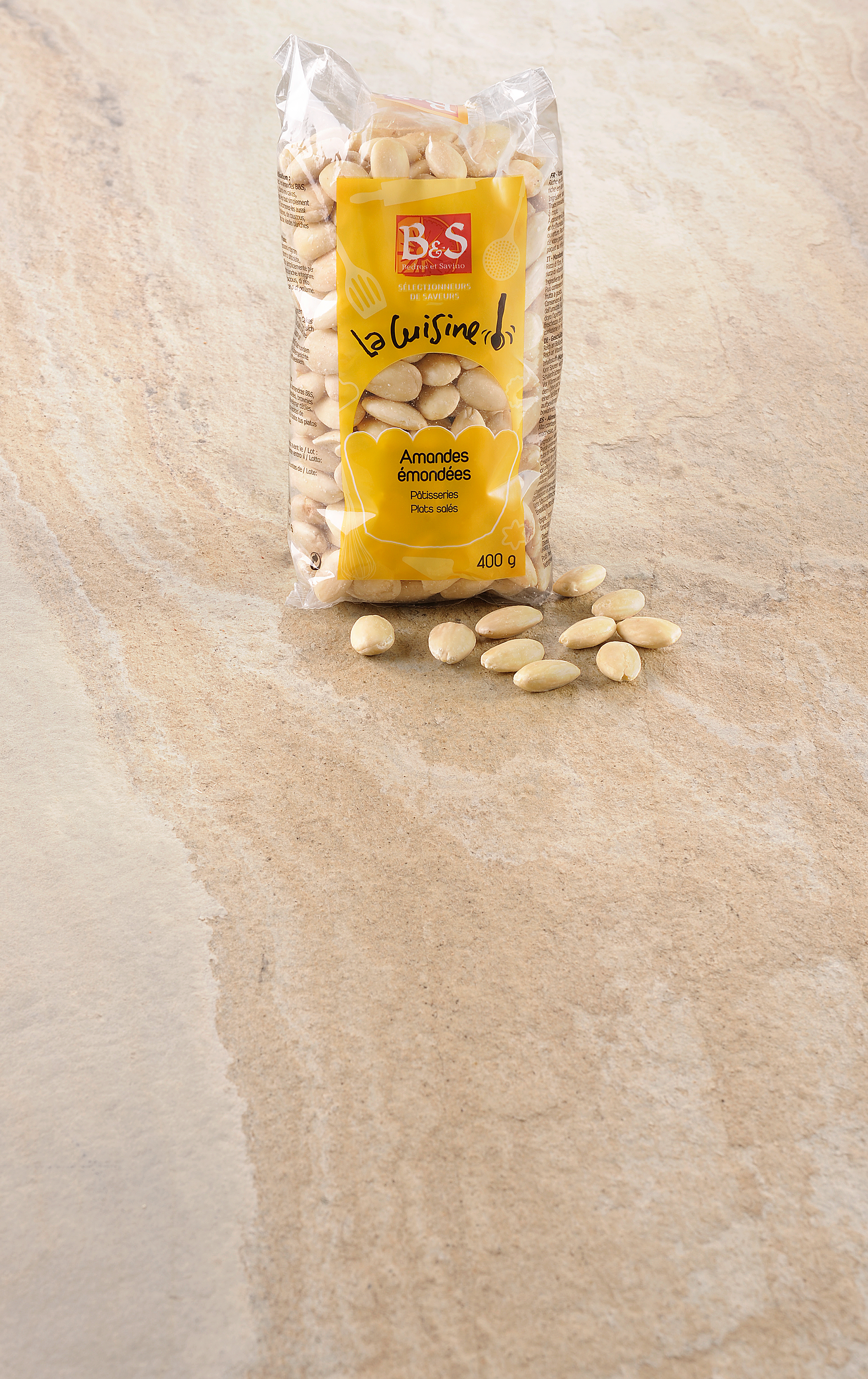 Amandes effilées blanchies TopCke - 100 g