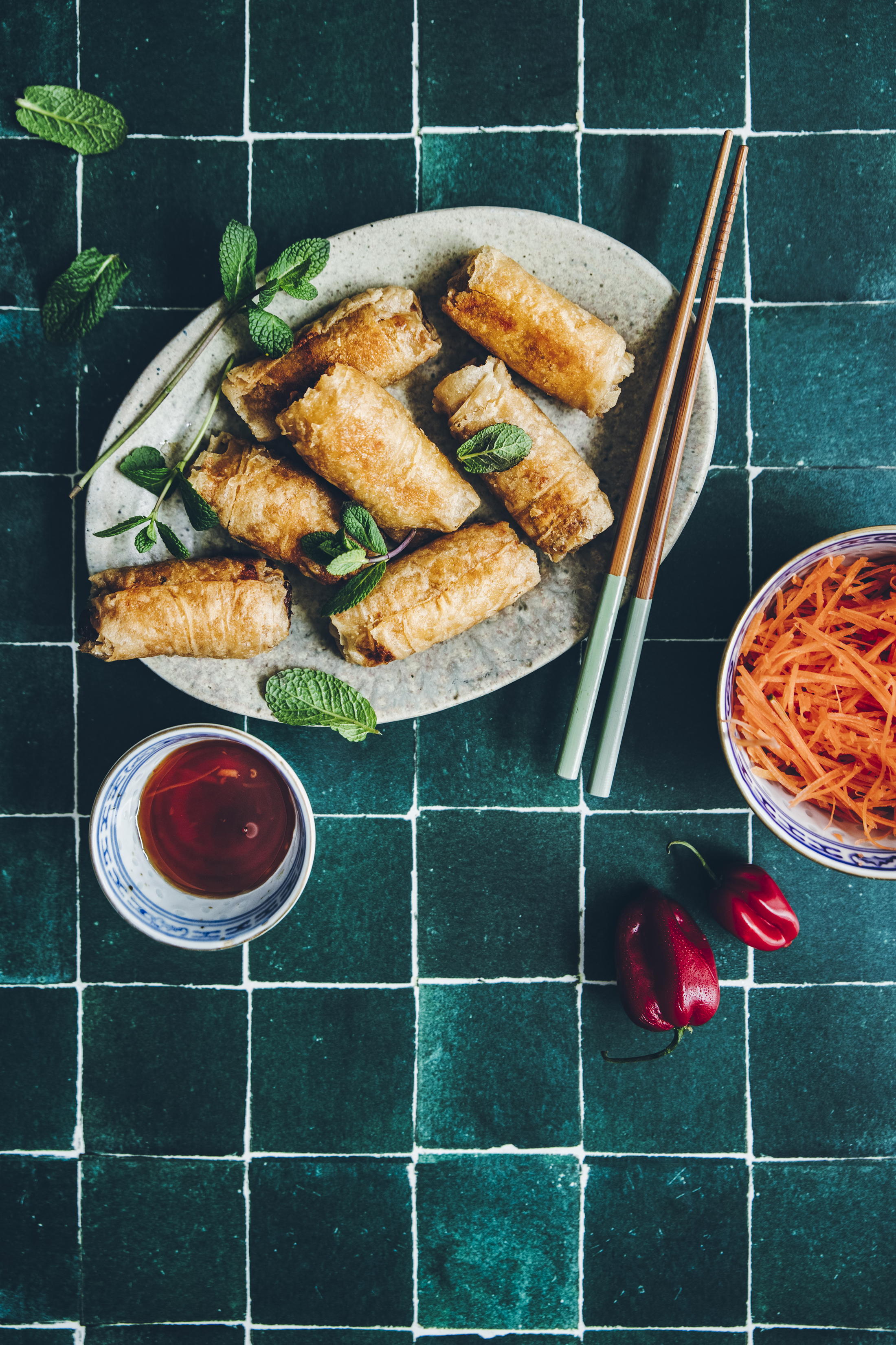 Nems, rouleaux de printempsNos plus belles recettes pour cuisiner avec  des feuilles de riz