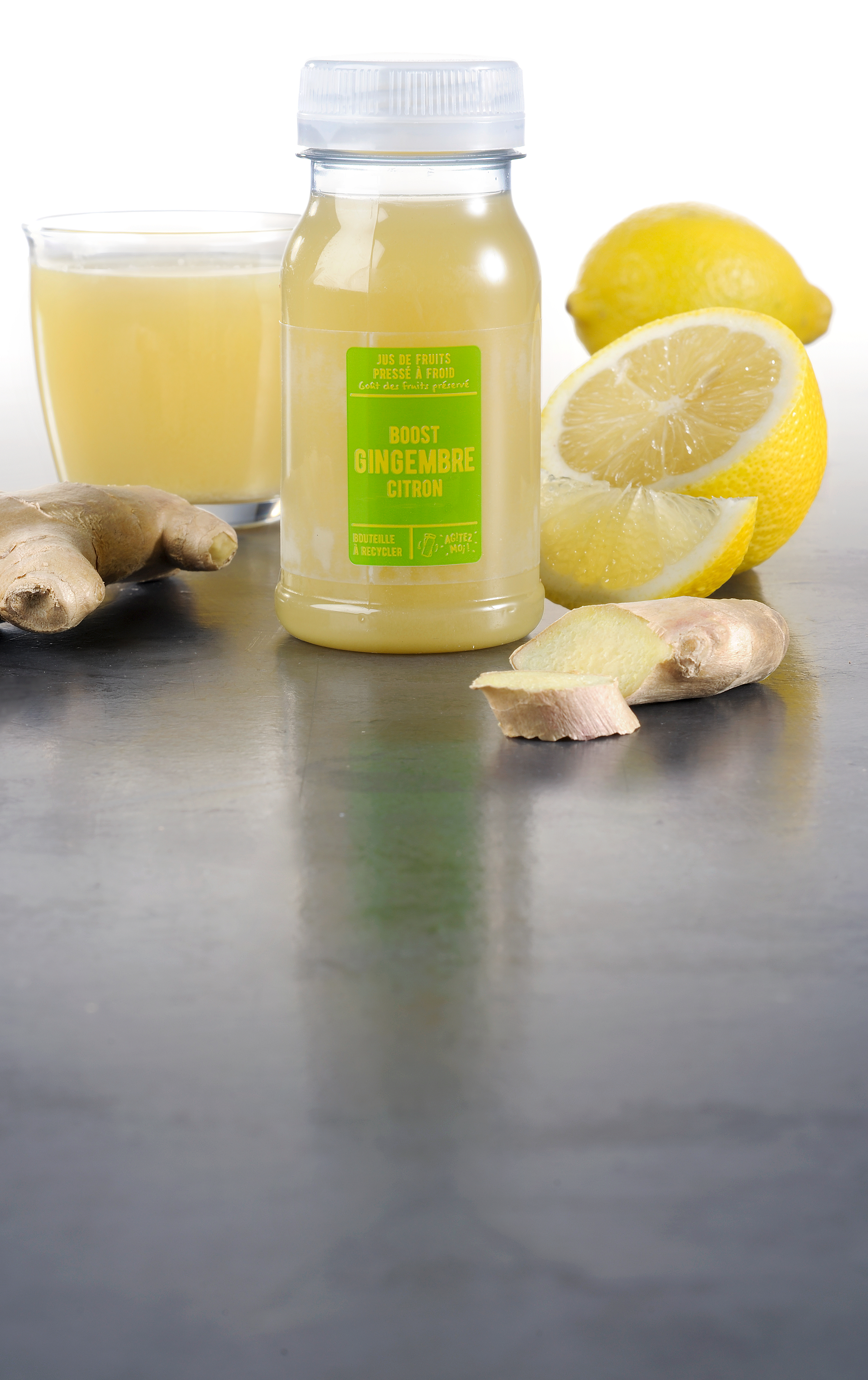 Jus de citron au gingembre : Recette de Jus de citron au gingembre