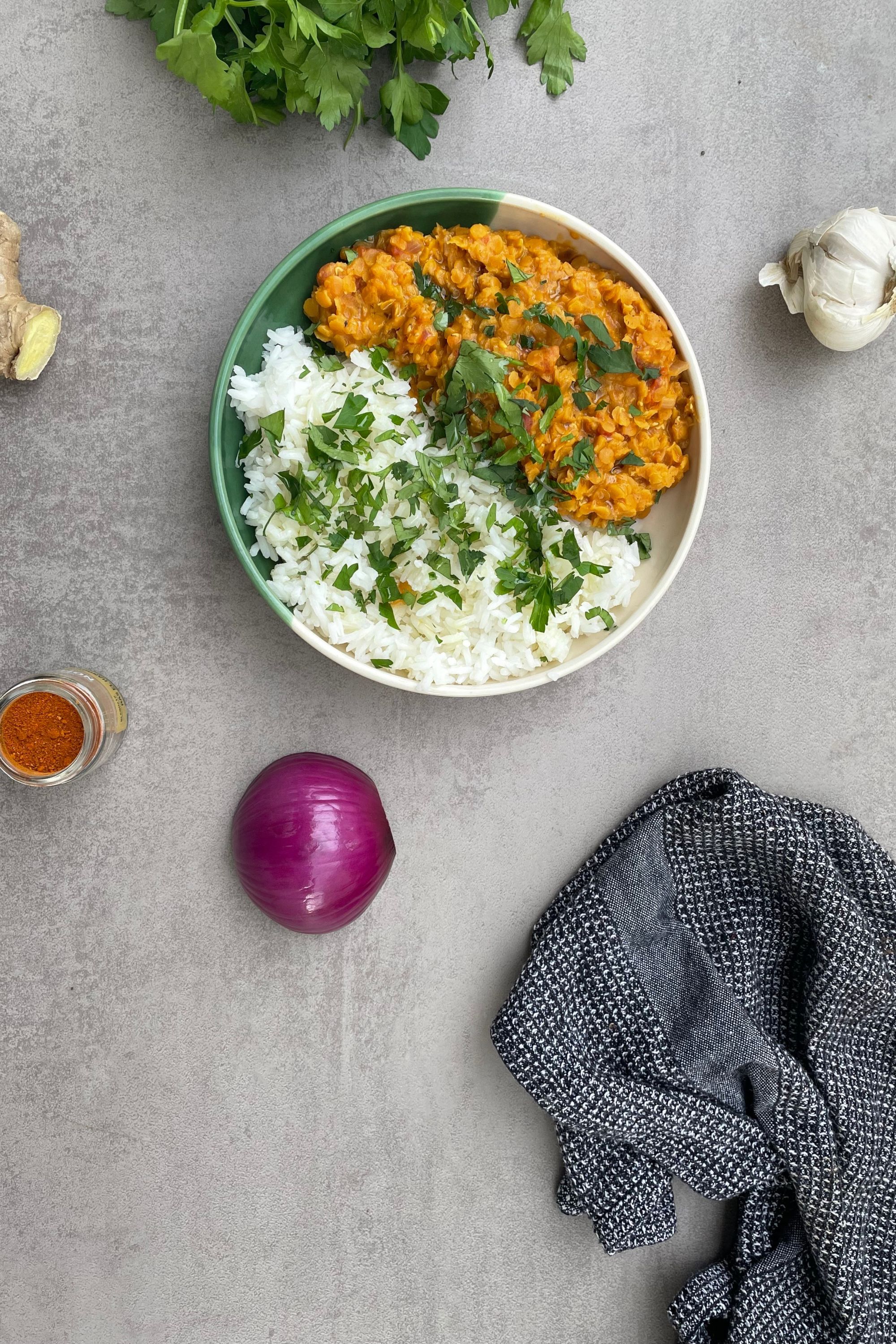 Dahl de lentilles corail : rapide et facile