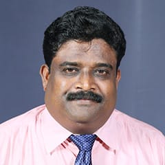 Portrait of Shiju Lal, Honorary Treasurer & Trustee, Kerala Samajam