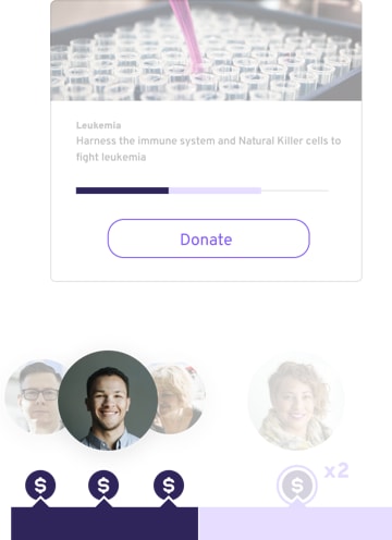 We pair Researchers with donors who support projects by sharing them and matching donations.