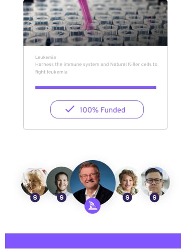 We pair Researchers with donors who support projects by sharing them and matching donations.