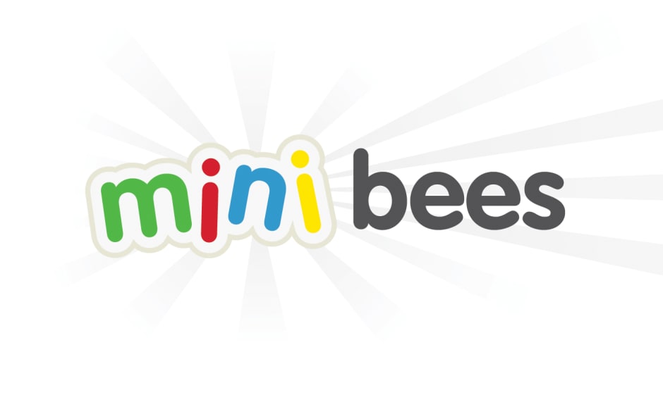 Secondary branding for the 'Mini Bees' category of games.