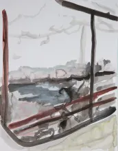 Train drawing #32 (Secaucus)