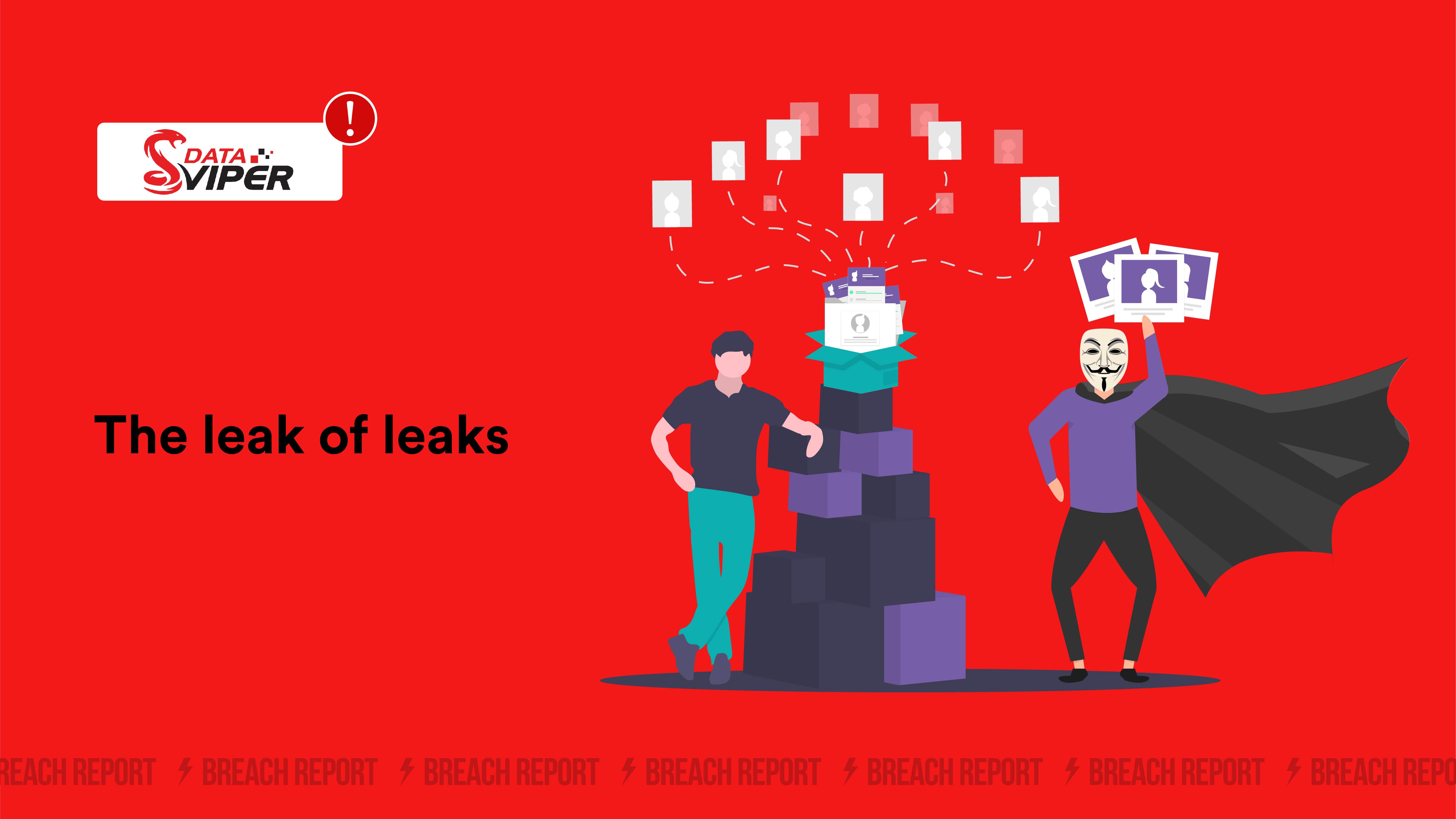 data breach antivirus data leak breach monitoring cyber security data viper