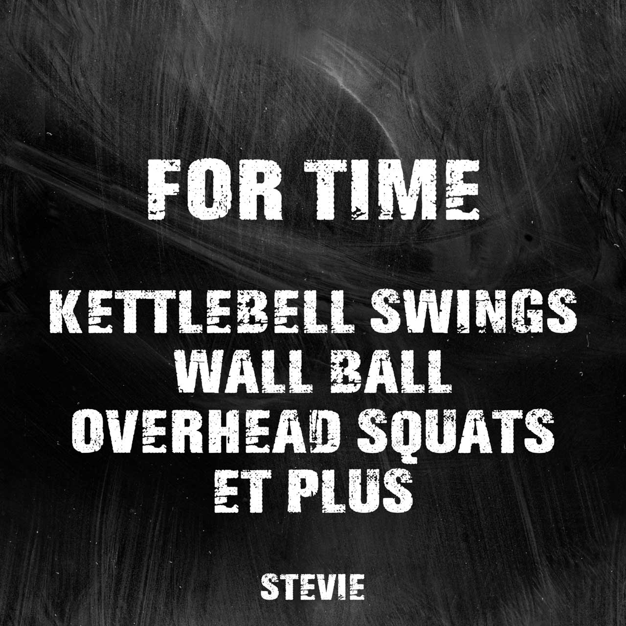 Wod avec kettlebell hotsell
