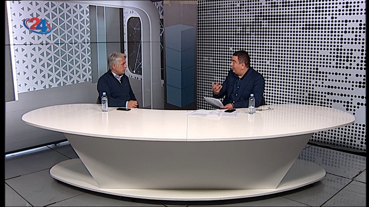 Телевизија 24: Студио 10 - Гостување на Алберт Муслиу
