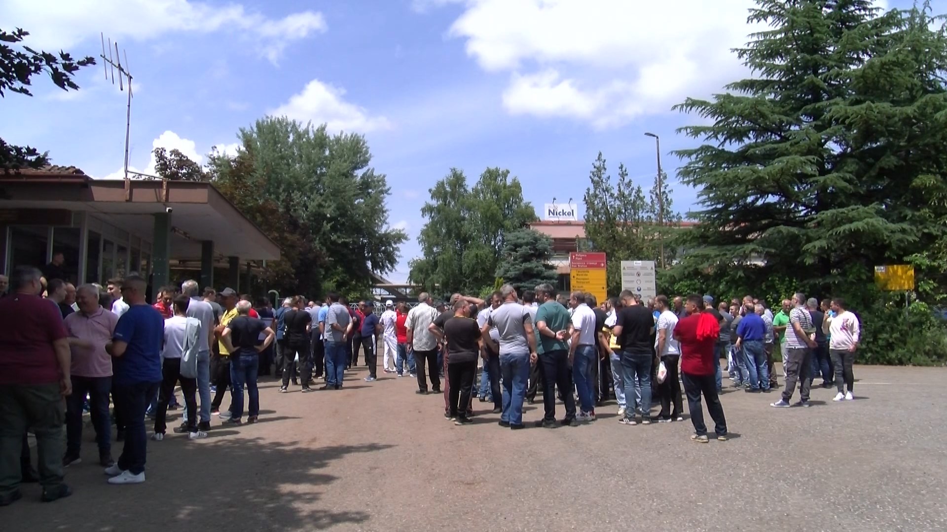 Телевизија 24: Протест на работниците во Еуро-никел