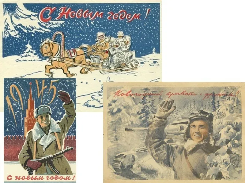 istoriya-rozhdestvenskoi-otkrytki-angely-ded-moroz-v-kosmose-i-snova-angely-9