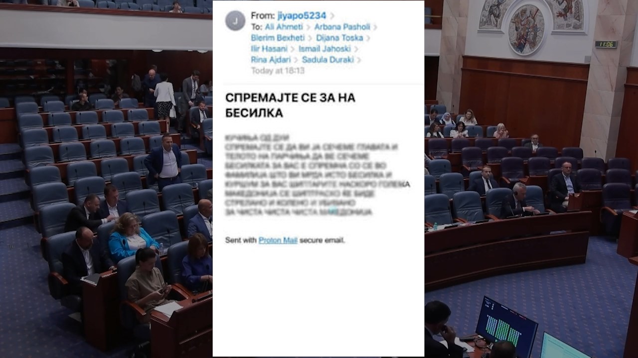Телевизија 24: Закани до ДУИ