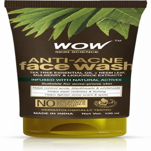 WOW Skin Science Anti-Acne Face Wash - 100 ml Price in BD | Maxora Shop