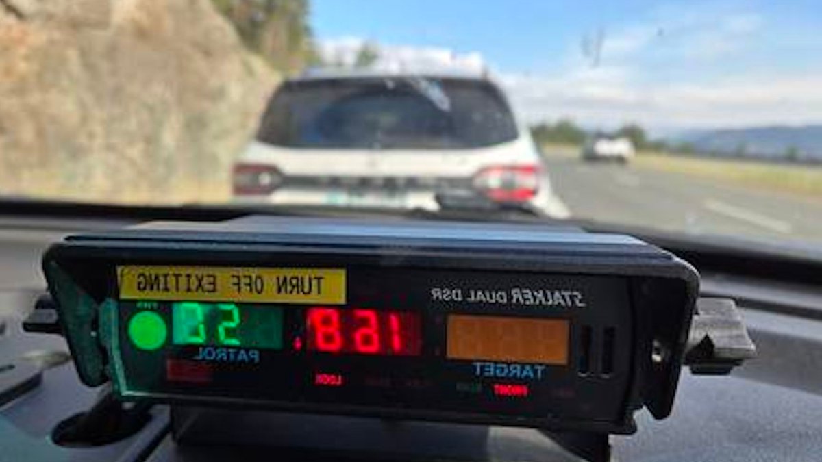 Speeding B.C. driver caught with family at 168 km/h Speeding B.C. driver caught with family at 168 km/h - bc speeding driver